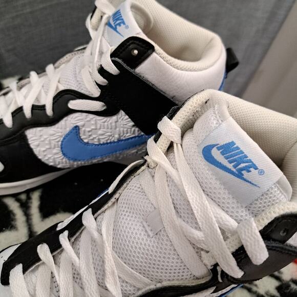 Nike Dunk High EMB 'University Blue' FJ4210-001 Size 8.5 Men - Picture 9 of 12